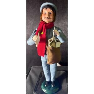 Byers Choice Postman With Letters, Signed, Made 2010